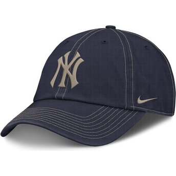 Petten gebogen marineblauw verstelbaar Fathers Day Club Unstructured Organic Cotton van New York Yankees MLB van Nike