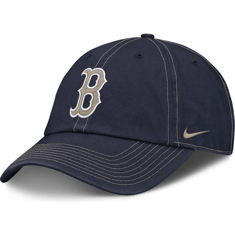 petten-gebogen-marineblauw-verstelbaar-fathers-day-club-unstructured-organic-cotton-van-boston-red-sox-mlb-van-nike