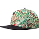 petten-plat-groen-snapback-woven-jungle-van-djinns