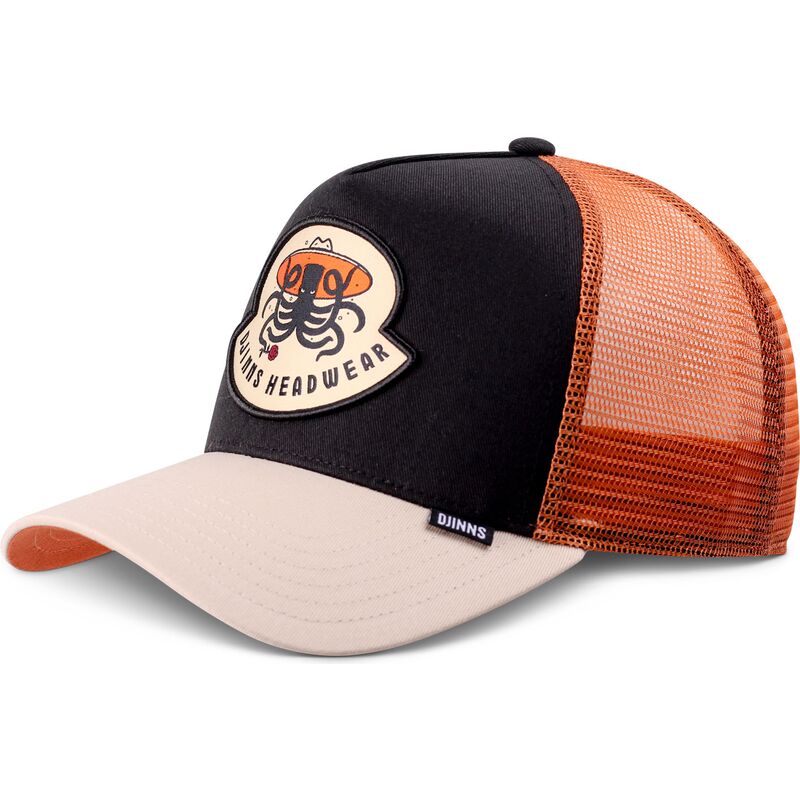 petten-gebogen-zwart-snapback-hft-rose-kraken-van-djinns