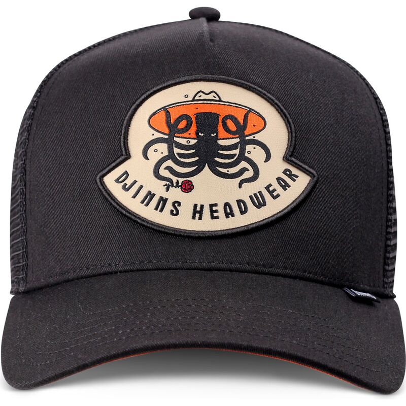 petten-gebogen-zwart-snapback-hft-rose-kraken-van-djinns