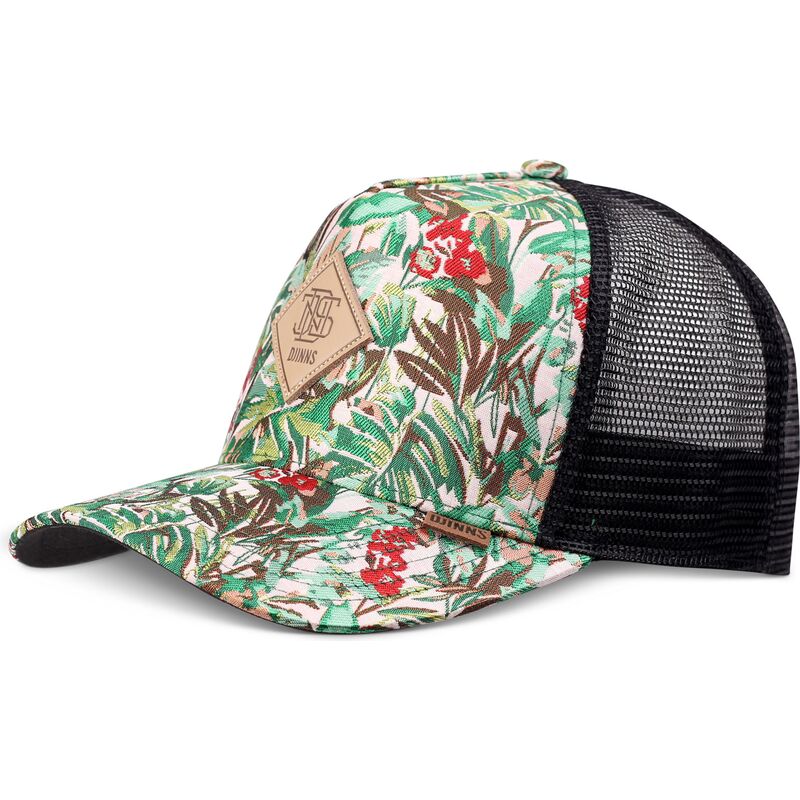 petten-gebogen-groen-snapback-hft-woven-jungle-van-djinns
