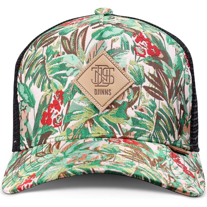 petten-gebogen-groen-snapback-hft-woven-jungle-van-djinns