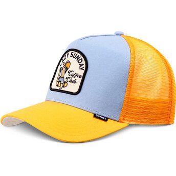 Petten gebogen blauw snapback HFT Skaterboy van Djinns