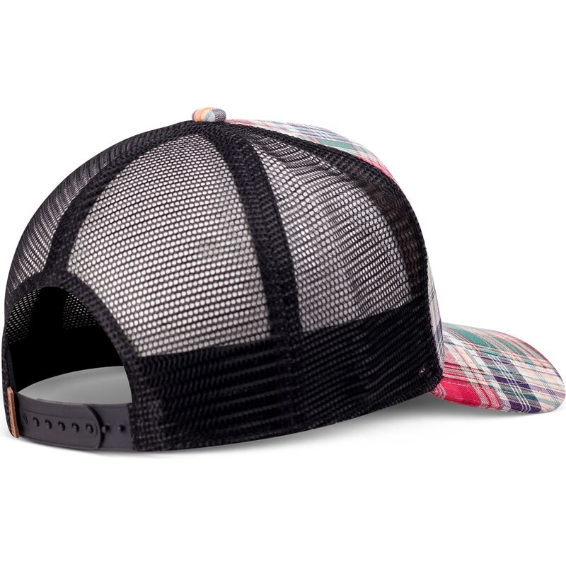petten-gebogen-meerkleurig-snapback-hft-patch-check-red-van-djinns