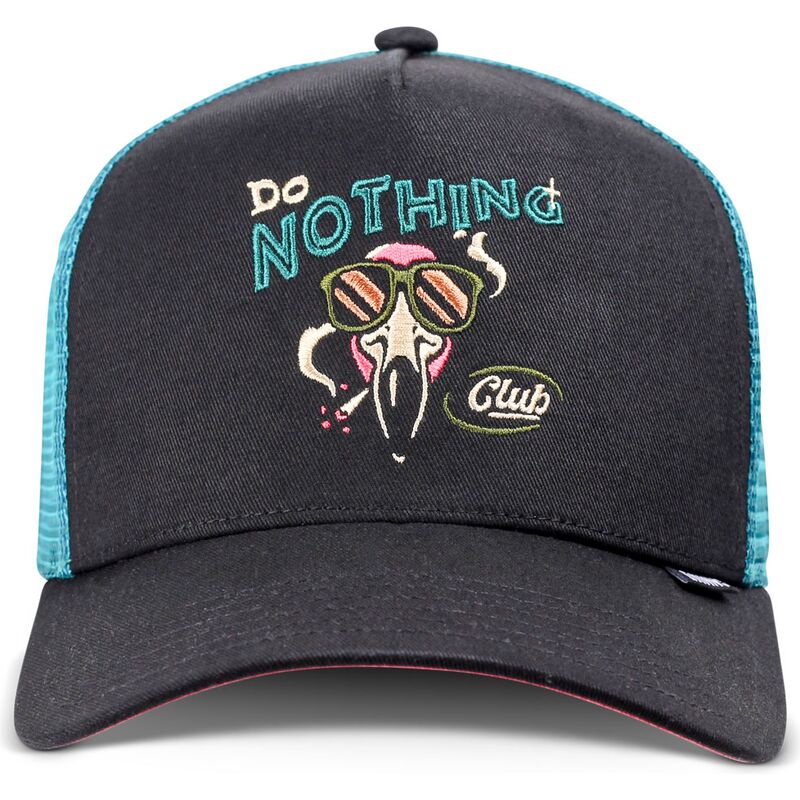 petten-gebogen-zwart-snapback-hft-dnc-flamingo-van-djinns