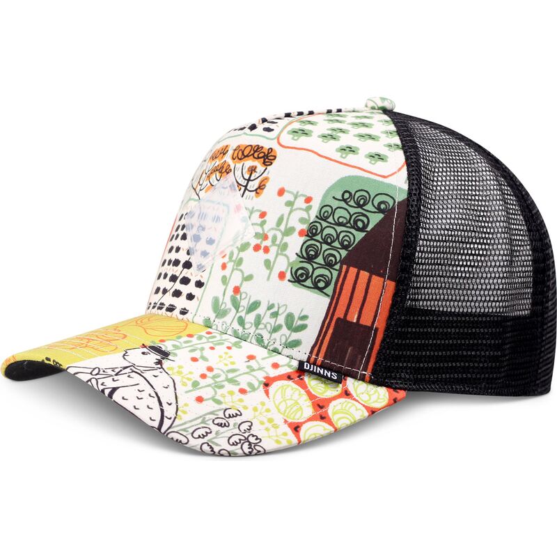 petten-gebogen-meerkleurig-snapback-hft-bali-shirt-van-djinns