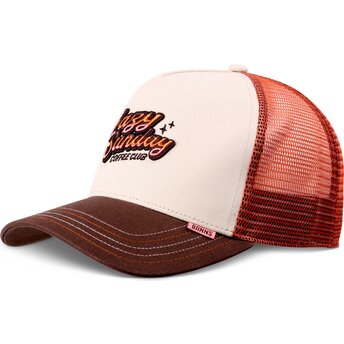 Petten gebogen meerkleurig snapback HFT LSCC Funky van Djinns