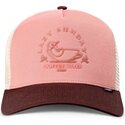 petten-gebogen-roze-snapback-hft-lazy-bird-van-djinns