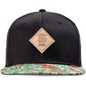 petten-plat-zwart-snapback-woven-jungle-rev-van-djinns