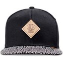 petten-plat-zwart-snapback-gothic-freestyle-rev-van-djinns