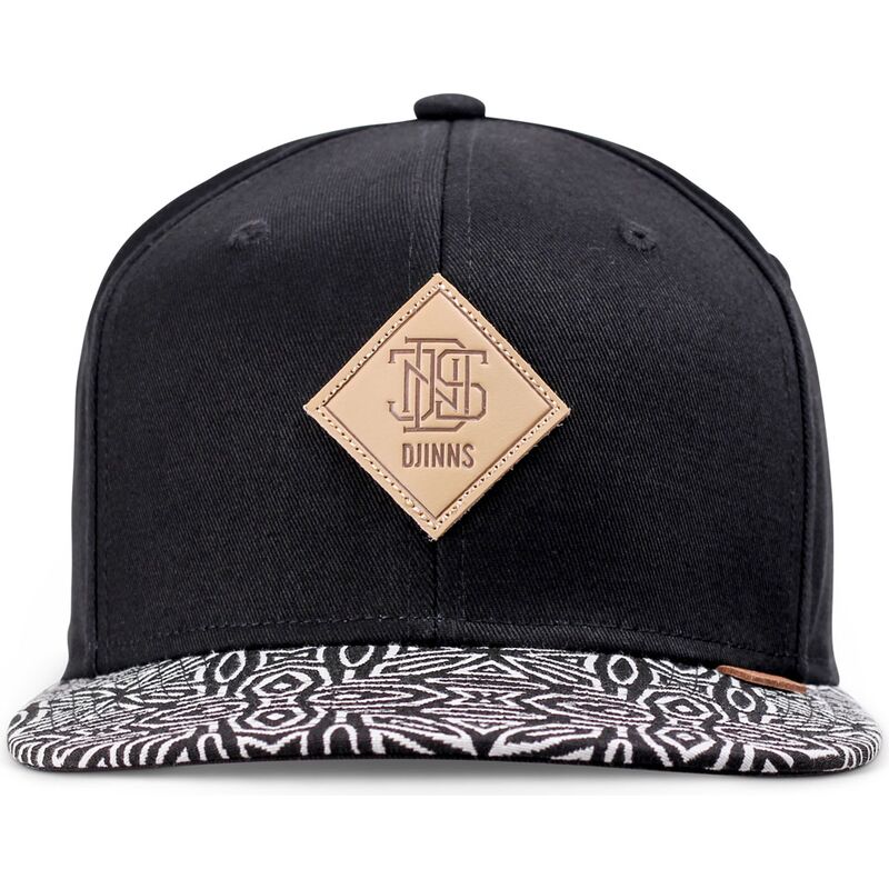 petten-plat-zwart-snapback-gothic-freestyle-rev-van-djinns