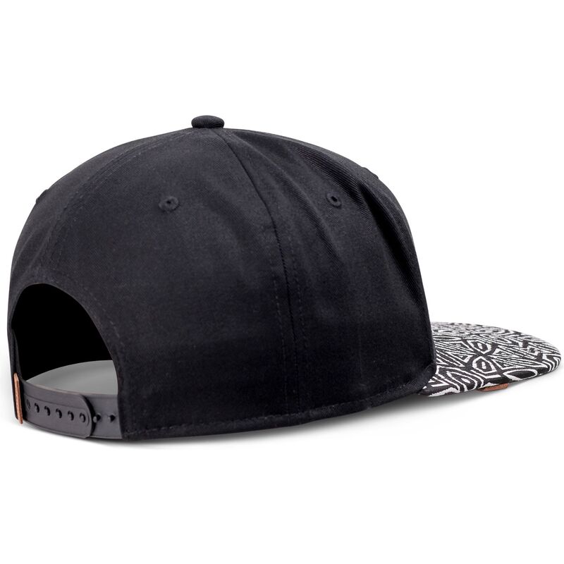petten-plat-zwart-snapback-gothic-freestyle-rev-van-djinns