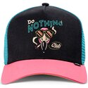 petten-gebogen-meerkleurig-snapback-hft-dnc-flamingo-van-djinns