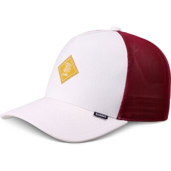 Petten gebogen wit snapback HFT FineFine Mesh van Djinns