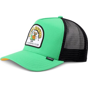 Petten gebogen groen snapback HFT DNC Slowstarter van Djinns