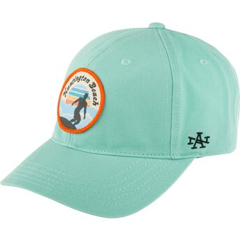 Petten gebogen groen verstelbaar Hepcat van Huntington Beach van American Needle