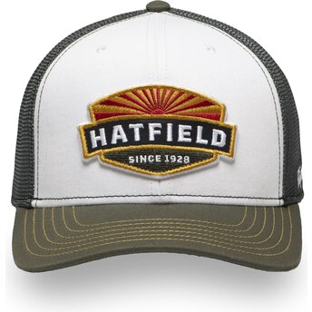 Petten gebogen meerkleurig snapback SEMI SUN van Hatfield