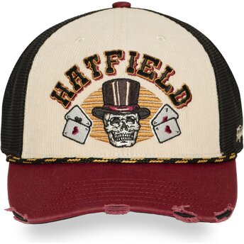 Petten gebogen meerkleurig snapback PCS ACE van Hatfield