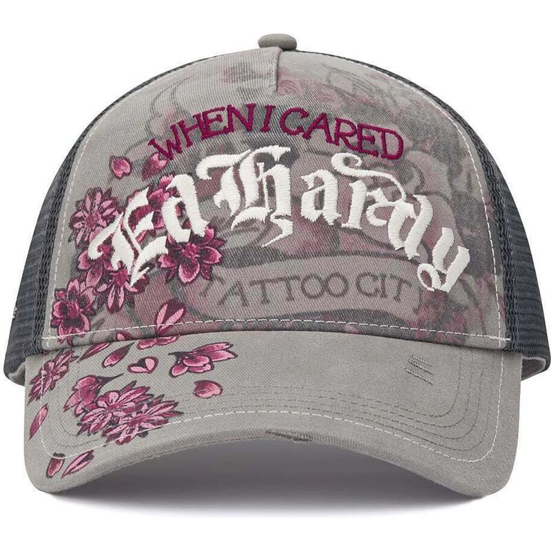 petten-gebogen-grijs-snapback-floral-tattoo-city-vintage-wash-van-ed-hardy petten-gebogen-grijs-snapback-floral-tattoo-city-vintage-wash-van-ed-hardy