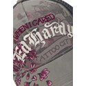 petten-gebogen-grijs-snapback-floral-tattoo-city-vintage-wash-van-ed-hardy