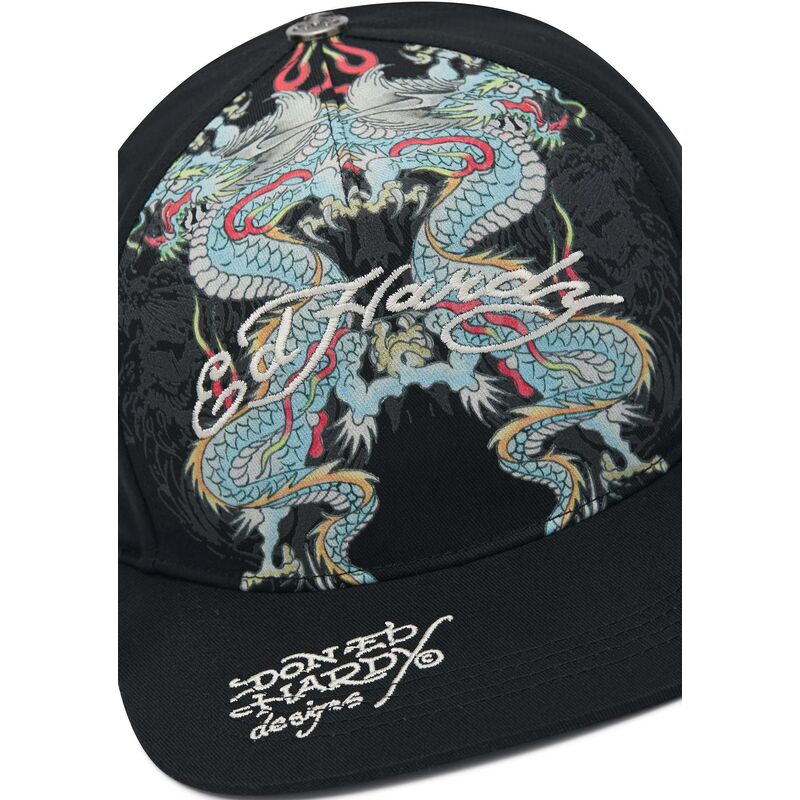 petten-plat-zwart-snapback-battle-van-ed-hardy