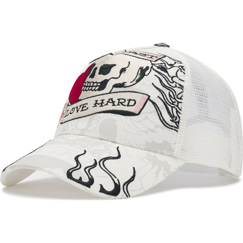 petten-gebogen-wit-snapback-live-fast-love-hard-van-ed-hardy