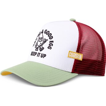 Petten gebogen meerkleurig snapback HFT Good Egg van Coastal