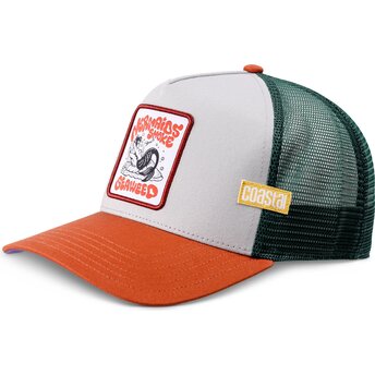 Petten gebogen meerkleurig snapback HFT Mermaid Weed van Coastal