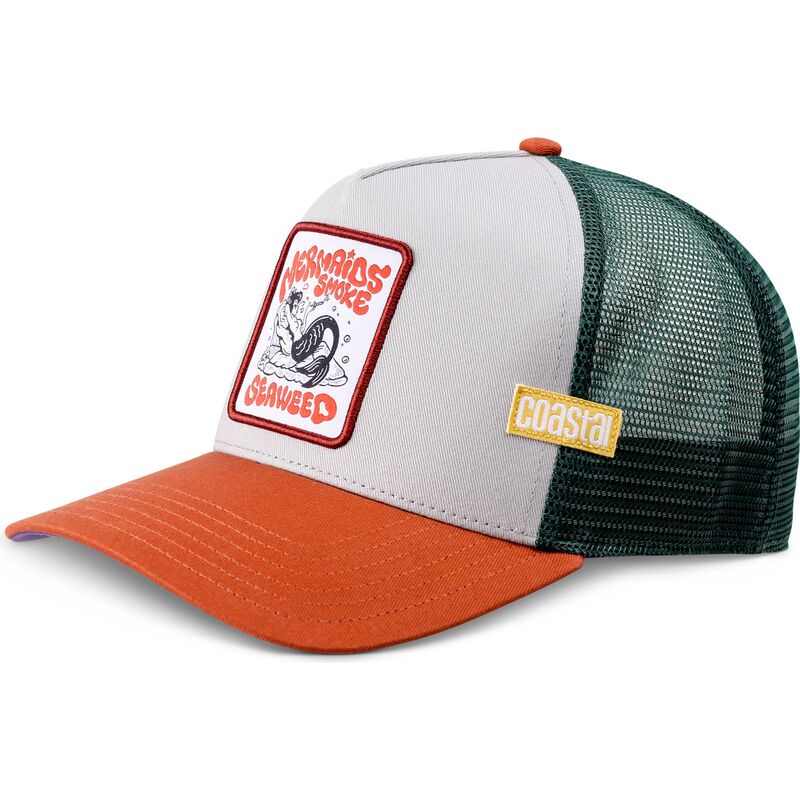 petten-gebogen-meerkleurig-snapback-hft-mermaid-weed-van-coastal