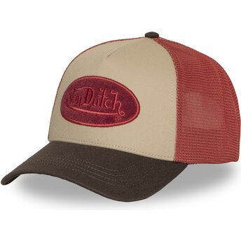 Petten gebogen meerkleurig snapback TERRY17 van Von Dutch