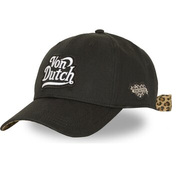 Petten gebogen zwart verstelbaar NOEUD van Von Dutch