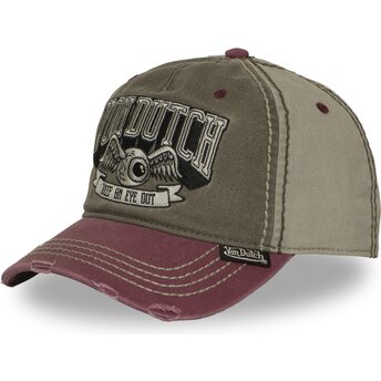 Petten gebogen meerkleurig verstelbaar RETRO17 van Von Dutch