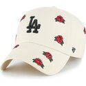 petten-gebogen-beige-verstelbaar-clean-up-scatter-van-los-angeles-dodgers-mlb-van-47-brand