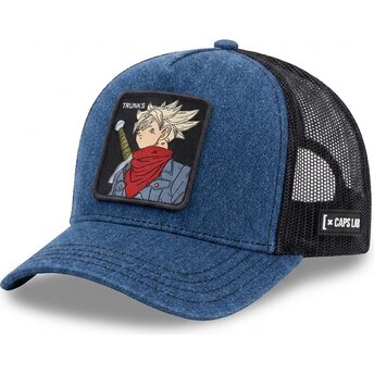 Petten gebogen marineblauw snapback DBS9 TRU Trunks Dragon Ball van Capslab