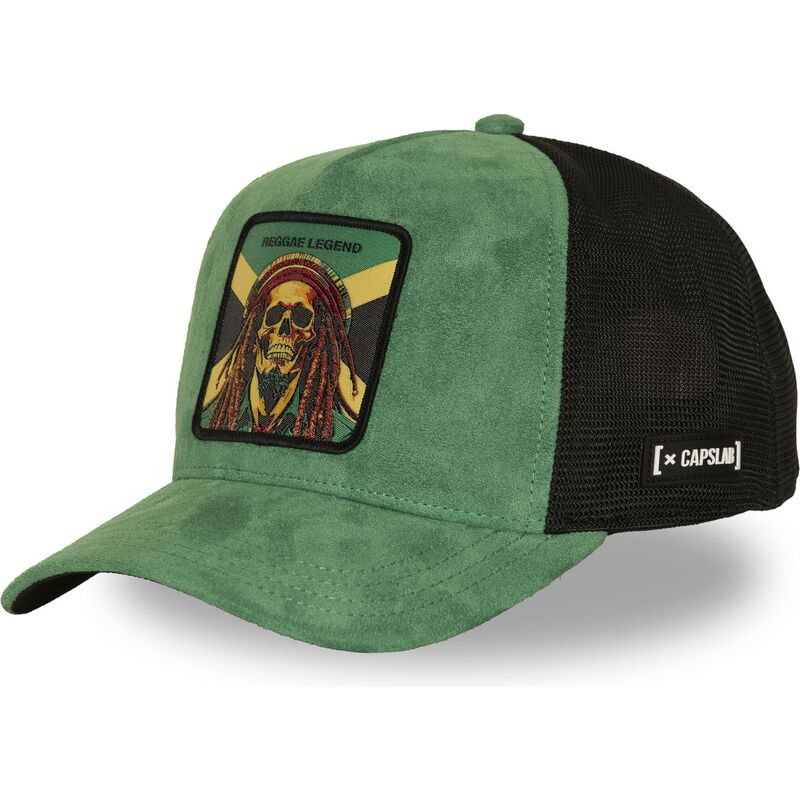 petten-gebogen-groen-snapback-reggae-legend-sta1-reg-bob-marley-beroemdheden-van-capslab