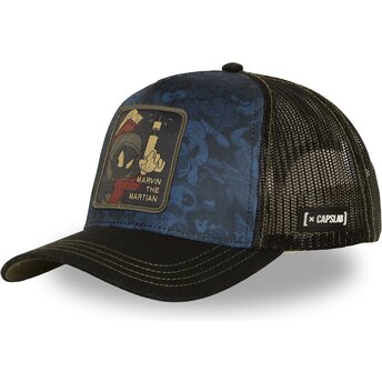 Petten gebogen marineblauw snapback LOO14 MAR Marvin de Marsman Looney Tunes van Capslab