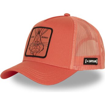 Petten gebogen roze snapback LOO14 BUG Bugs Bunny Looney Tunes van Capslab