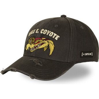 Petten gebogen zwart snapback LOO14 COY Coyote Looney Tunes van Capslab