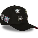 petten-gebogen-zwart-snapback-op8-fla-straw-hat-pirates-one-piece-van-capslab