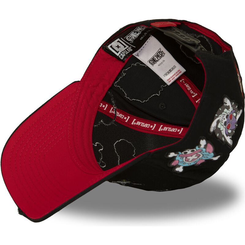 petten-gebogen-zwart-snapback-op8-fla-straw-hat-pirates-one-piece-van-capslab