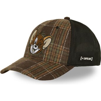 Petten gebogen bruin snapback TAJ9 JER Jerry Looney Tunes van Capslab