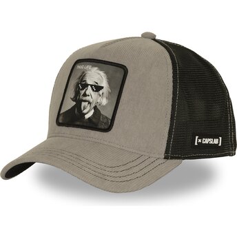 Petten gebogen grijs snapback Thug Life ART1 THUG Albert Einstein Beroemdheden van Capslab