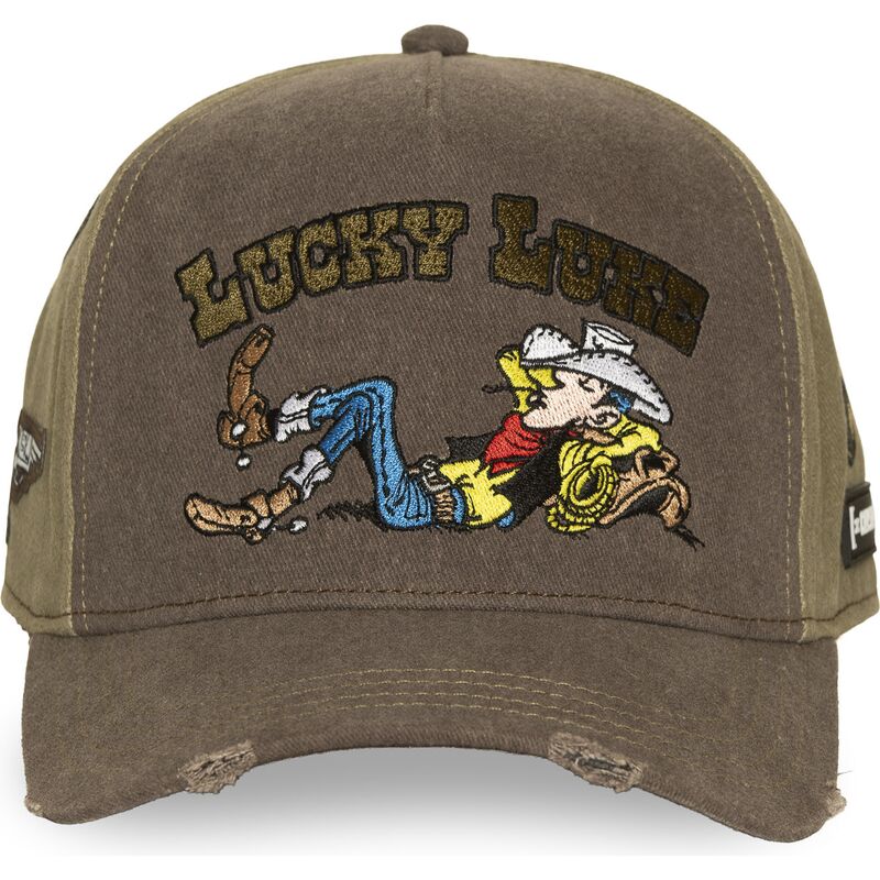 petten-gebogen-bruin-snapback-lck4-luc-lucky-luke-van-capslab