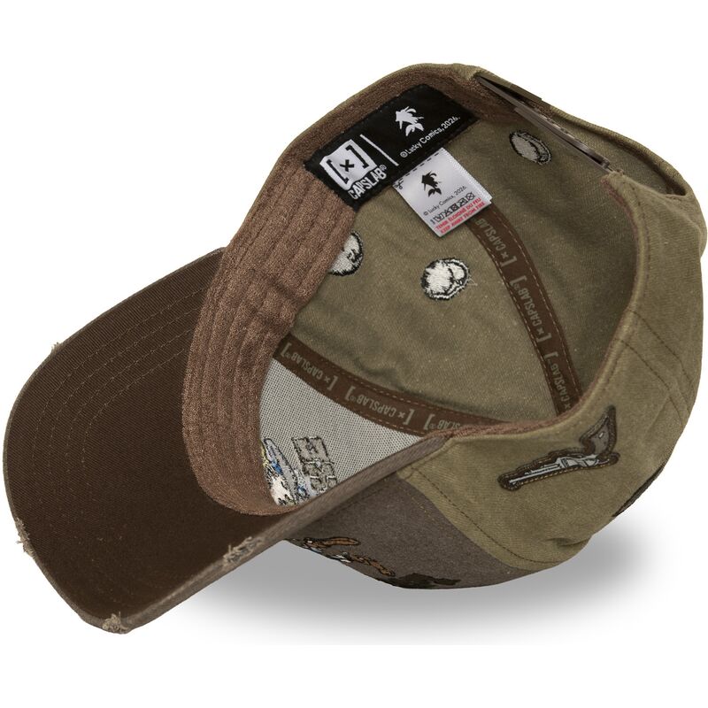 petten-gebogen-bruin-snapback-lck4-luc-lucky-luke-van-capslab