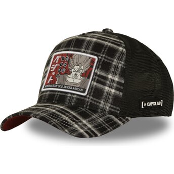 Petten gebogen zwart snapback DBS9 GOD Vegito Dragon Ball van Capslab