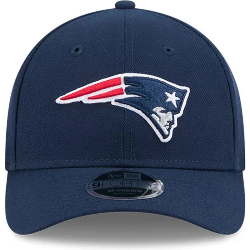 petten-gebogen-marineblauw-snapback-9forty-m-crown-team-van-new-england-patriots-nfl-van-new-era petten-gebogen-marineblauw-snapback-9forty-m-crown-team-van-new-england-patriots-nfl-van-new-era