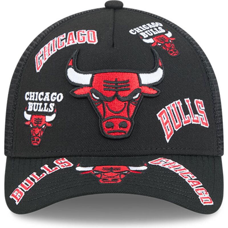 petten-gebogen-zwart-snapback-9forty-m-crown-a-frame-all-over-van-chicago-bulls-nba-van-new-era