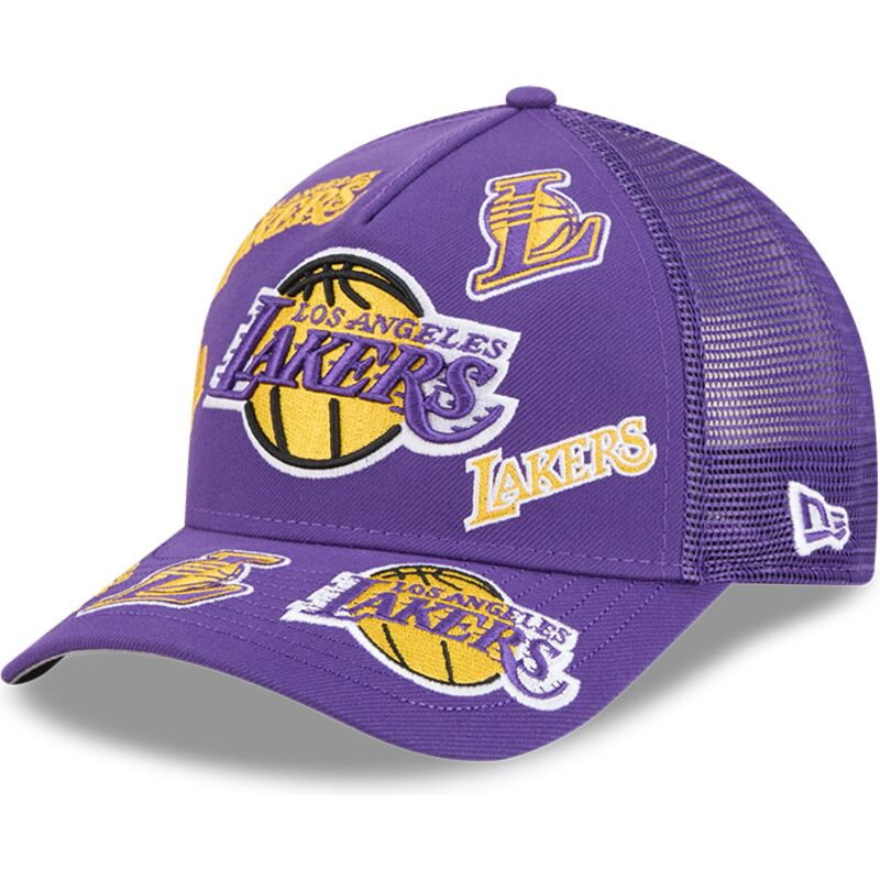 petten-gebogen-paars-snapback-9forty-m-crown-a-frame-all-over-van-los-angeles-lakers-nba-van-new-era