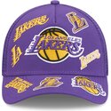 petten-gebogen-paars-snapback-9forty-m-crown-a-frame-all-over-van-los-angeles-lakers-nba-van-new-era